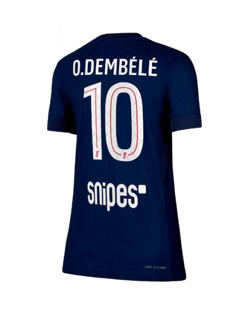 Paris Saint-Germain Ousmane Dembele #10 Replika Hemmakläder Dam 2025-26 Kortärmad Paris Saint-Germain Ousmane Dembele #10 Replika Hemmakläder Dam 2025-26 Kortärmad